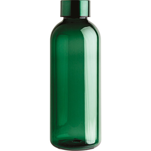 Auslaufsichere Trinkflasche Mit Metalldeckel, Grün , grün, Mit Glykol modifiziertes PET, 7,20cm x 20,70cm (Länge x Höhe), Bild 1