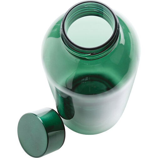 Auslaufsichere Trinkflasche Mit Metalldeckel, Grün , grün, Mit Glykol modifiziertes PET, 7,20cm x 20,70cm (Länge x Höhe), Bild 4