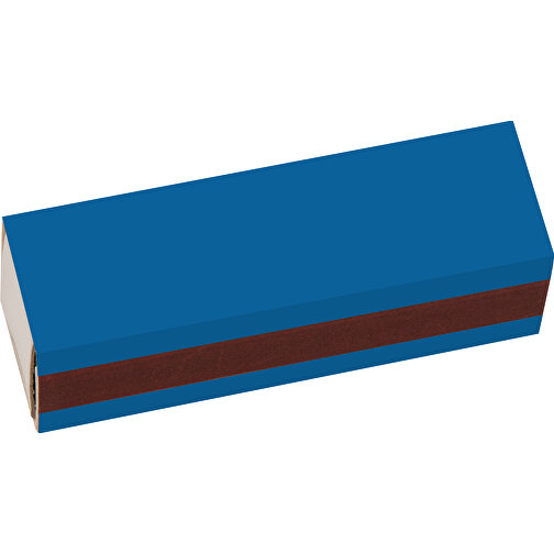 Streichholzschachtel 5,6 X 1,7 X 1,7 Cm , hellblau/weiß, Holz, Karton, 5,60cm x 1,70cm x 1,70cm (Länge x Höhe x Breite), Bild 3