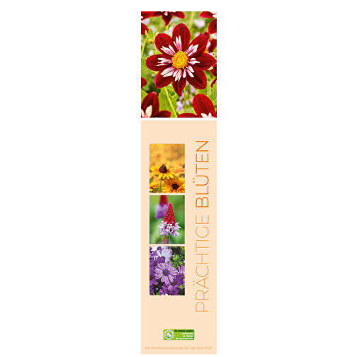 Prächtige Blüten , Papier, 55,30cm x 11,30cm (Höhe x Breite), Bild 1