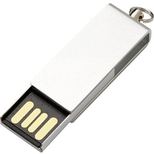 USB-Stick REVERSE 128GB , Promo Effects MB , silber MB , 131 GB , Kunststoff/Metall MB , 3 - 10 MB/s MB , 3,20cm x 0,60cm x 1,20cm (Länge x Höhe x Breite), Bild 2
