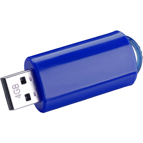 USB-Stick SPRING 128GB , Promo Effects MB , blau MB , 131 GB , Kunststoff MB , 3 - 10 MB/s MB , 5,80cm x 1,20cm x 2,10cm (Länge x Höhe x Breite), Bild 1