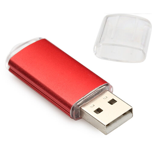 USB-Stick FROSTED 128GB , Promo Effects MB , rot MB , 131 GB , Kunststoff MB , 3 - 10 MB/s MB , 6,03cm x 1,80cm (Länge x Breite), Bild 2