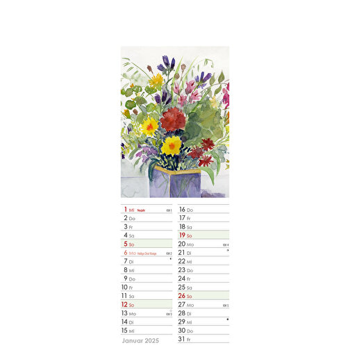 Blütenreigen , Papier, 34,00cm x 11,90cm (Höhe x Breite), Bild 2