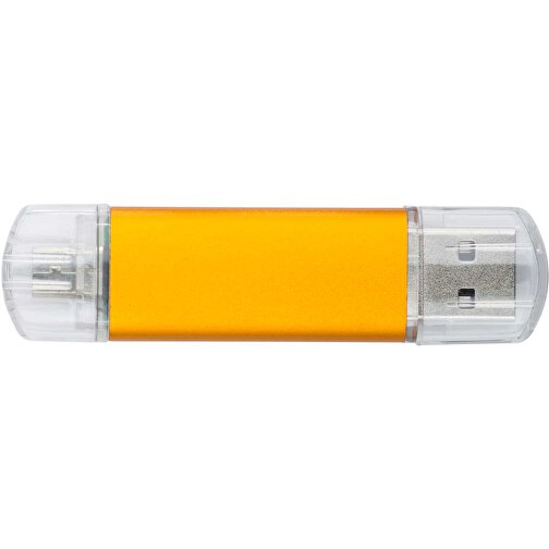 USB-Stick ALU SMART 2.0 128GB , Promo Effects MB , orange MB , 131 GB , Aluminium MB , 3 - 10 MB/s MB , 3,80cm x 1,75cm (Länge x Breite), Bild 2