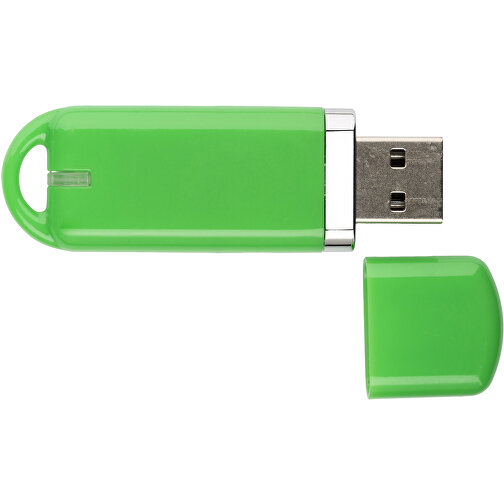 USB-Stick Focus Glänzend 3.0 128GB , Promo Effects MB , grün MB , 131 GB , Kunststoff MB , 10 - 45 MB/s MB , , Bild 3