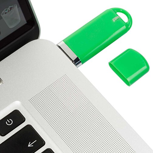 USB-Stick Focus Glänzend 3.0 128GB , Promo Effects MB , grün MB , 131 GB , Kunststoff MB , 10 - 45 MB/s MB , , Bild 4