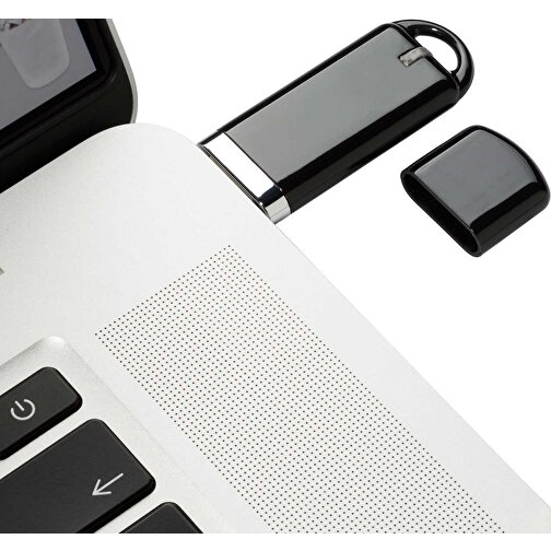 USB-Stick Focus Glänzend 3.0 128GB , Promo Effects MB , schwarz MB , 131 GB , Kunststoff MB , 10 - 45 MB/s MB , , Bild 4