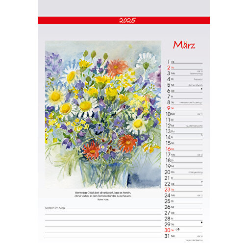 Blütenreigen , Papier, 34,00cm x 23,70cm (Höhe x Breite), Bild 4