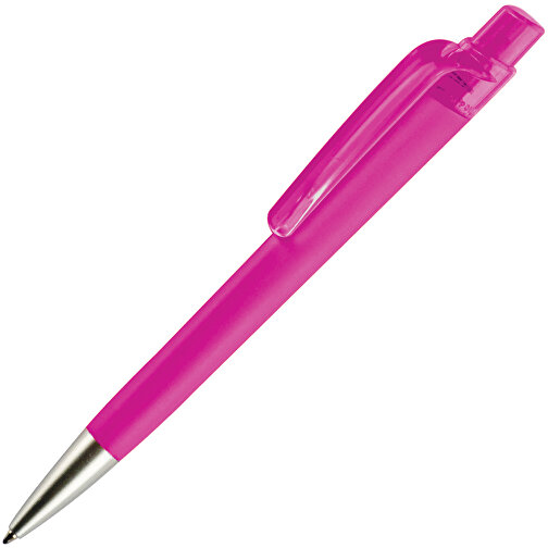 Kugelschreiber Prisma , rosa, ABS, 14,50cm (Länge), Bild 2