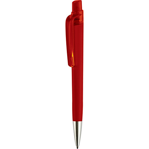 Kugelschreiber Prisma , rot, ABS, 14,50cm (Länge), Bild 1