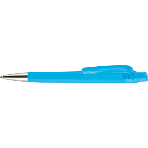 Kugelschreiber Prisma , hellblau, ABS, 14,50cm (Länge), Bild 3