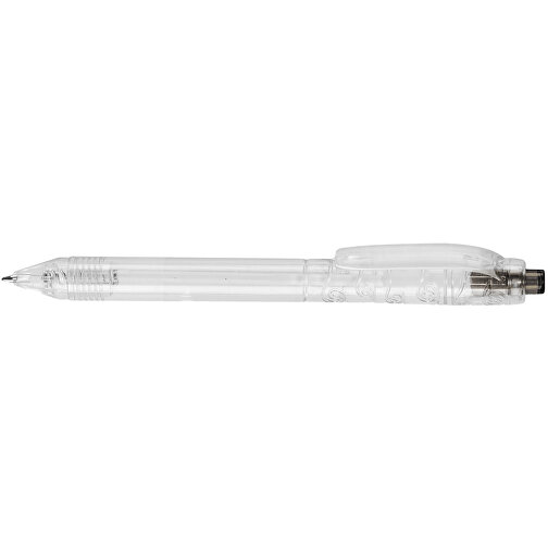 Kugelschreiber R-PET , transparent schwarz, R-PET, 14,30cm (Länge), Bild 3