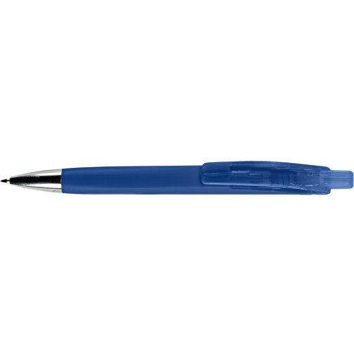 Kugelschreiber Riva Soft-Touch , dunkelblau, ABS, 14,40cm (Länge), Bild 3
