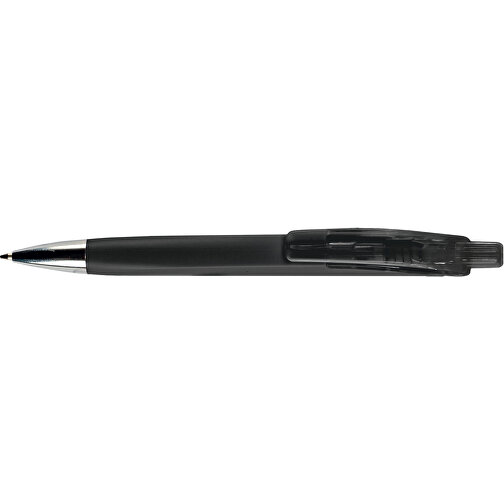Kugelschreiber Riva Soft-Touch , schwarz, ABS, 14,40cm (Länge), Bild 3