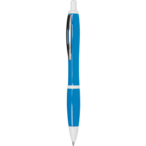 Kugelschreiber Hawai Protect , hellblau, ABS & Metall, 14,00cm (Länge), Bild 1