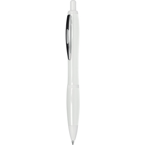 Kugelschreiber Hawai Protect , weiß, ABS & Metall, 14,00cm (Länge), Bild 1