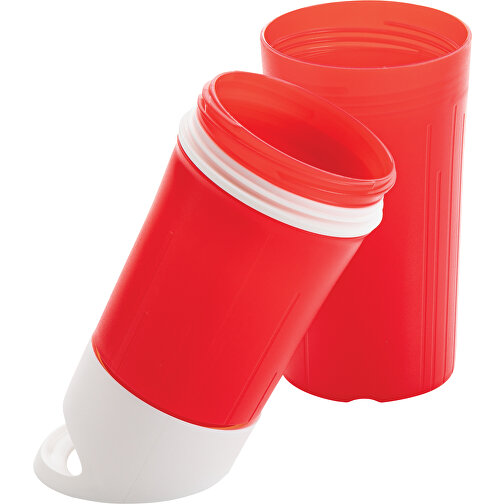 BE O Bottle, Wasserflasche Made In EU, Rot , rot, Hart-Polyethylen, 6,10cm x 24,00cm (Länge x Höhe), Bild 5