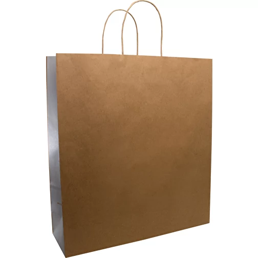Sac de transport BASIC avec cordons en papier torsadé, 36 x 12 x 40 cm, Image 2