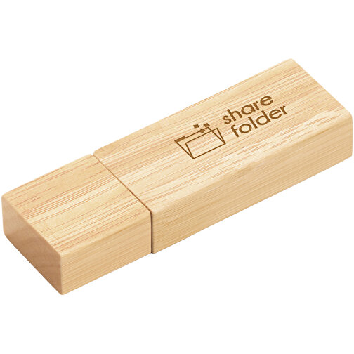 VENTER 8GB. USB-Stick 8 GB Aus Bambus , naturhell, Bambus, 23,00cm (Höhe), Bild 2
