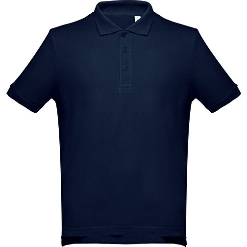 THC ADAM. Kurzarm-Poloshirt Aus Baumwolle Für Herren , blau, 100% Baumwolle, XL, 73,00cm x 58,00cm (Länge x Breite), Bild 1