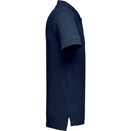 THC ADAM. Kurzarm-Poloshirt Aus Baumwolle Für Herren , blau, 100% Baumwolle, XL, 73,00cm x 58,00cm (Länge x Breite), Bild 3