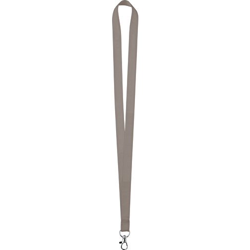 15 Mm Satin Lanyard , silber, Satin, 90,00cm x 1,50cm (Länge x Breite), Bild 1