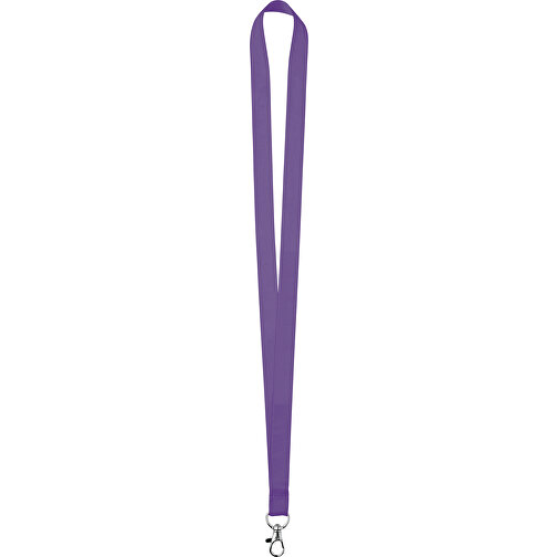 15 Mm Satin Lanyard , lila, Satin, 90,00cm x 1,50cm (Länge x Breite), Bild 1