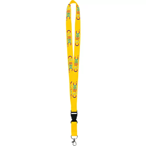 Lanyard en polyester imprimé en 3D, 10 mm, Image 1
