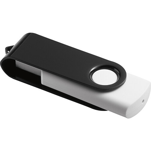 USB-Stick Mit Soft-Touch-Oberfläche , schwarz MB , 1 GB , ABS, Aluminium MB , 2.5 - 6 MB/s MB , 5,60cm x 1,20cm x 1,90cm (Länge x Höhe x Breite), Bild 1
