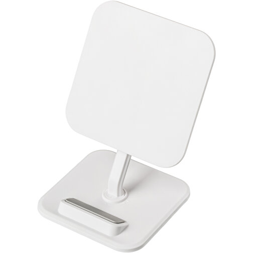 Wireless Charging Stand REEVES-GIJÓN II , Reeves, weiß, Kunststoff, 96,00cm x 101,00cm x 96,00cm (Länge x Höhe x Breite), Bild 1