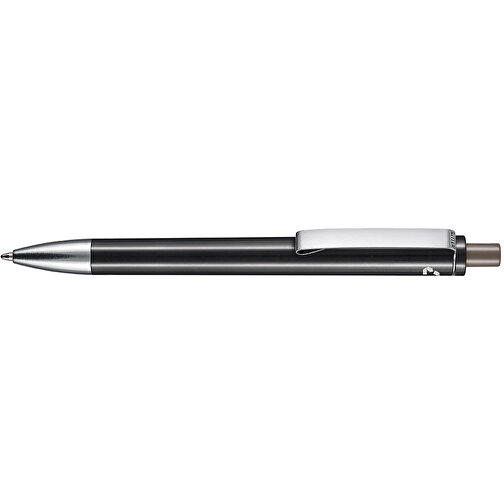Kugelschreiber EXOS RECYCLED P , Ritter-Pen, schwarz/sienna, ABS u. Metall, 14,10cm (Länge), Bild 3