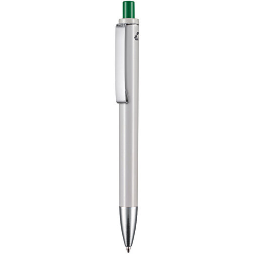 Kugelschreiber EXOS RECYCLED P , Ritter-Pen, grau/minzgrün, ABS u. Metall, 14,10cm (Länge), Bild 1
