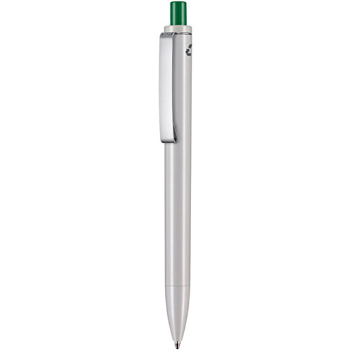 Kugelschreiber EXOS RECYCLED , Ritter-Pen, grau/minzgrün, ABS u. Metall, 14,10cm (Länge), Bild 1