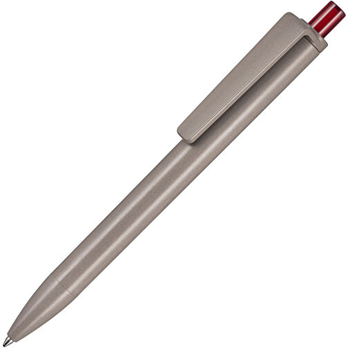Kugelschreiber ALGO-PEN , Ritter-Pen, natur/rubinrot, Algoblend PLA-ENP 20-002, 14,50cm (Länge), Bild 2