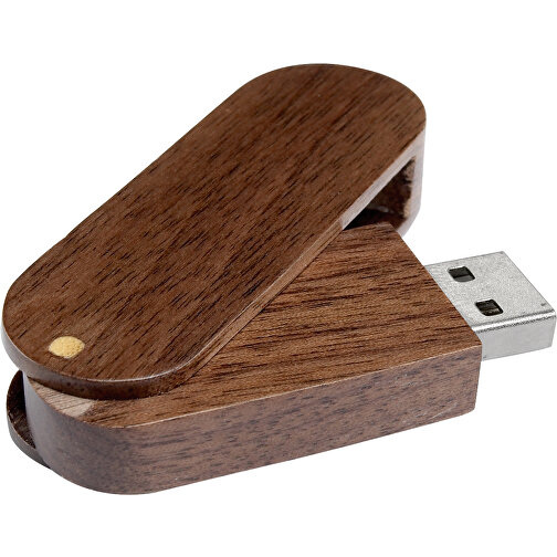 USB Stick Im Holzgehäuse , braun MB , 32 GB , Holz MB , 2.5 - 6 MB/s MB , 6,60cm x 1,30cm x 2,10cm (Länge x Höhe x Breite), Bild 2