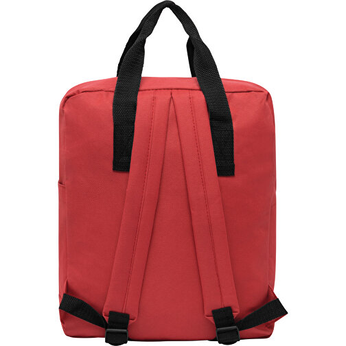 Rucksack HIP , rot, 600D Polyester, 34,50cm x 9,50cm x 28,00cm (Länge x Höhe x Breite), Bild 3