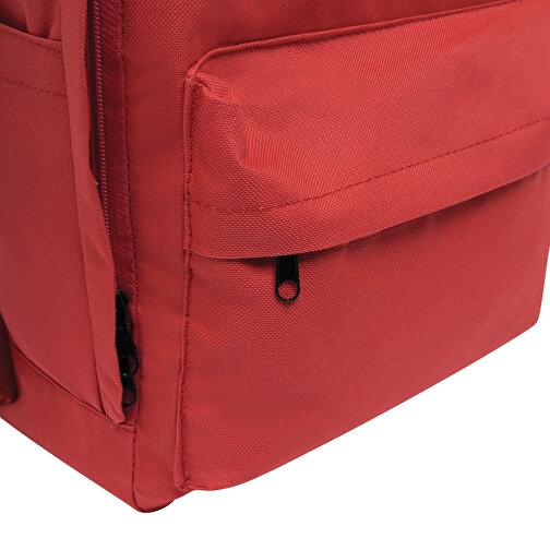 Rucksack HIP , rot, 600D Polyester, 34,50cm x 9,50cm x 28,00cm (Länge x Höhe x Breite), Bild 6