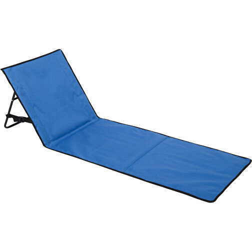 Faltbare Strandmatte SUNNY BEACH , blau, Polyester / Stahl, 150,00cm x 50,00cm x 48,00cm (Länge x Höhe x Breite), Bild 1