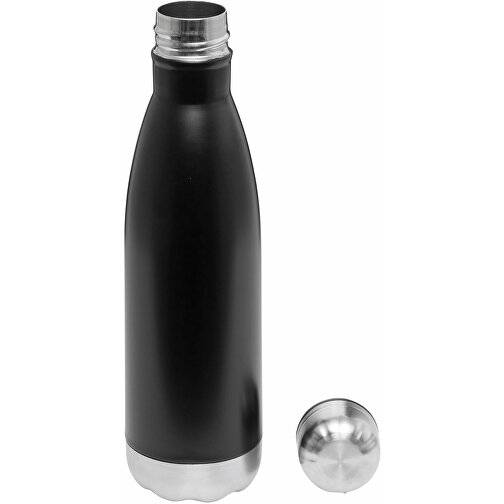 Vakuum-Trinkflasche GOLDEN TASTE Doppelwandig , schwarz, Edelstahl, 26,00cm (Höhe), Bild 3