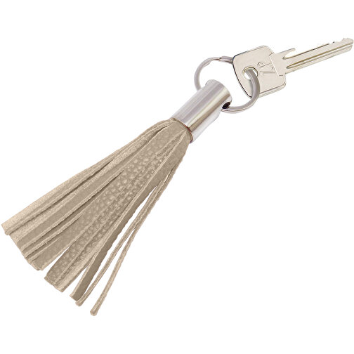 Schlüsselanhänger , sand, Donato Rindleder, 11,00cm x 2,00cm (Länge x Breite), Bild 1