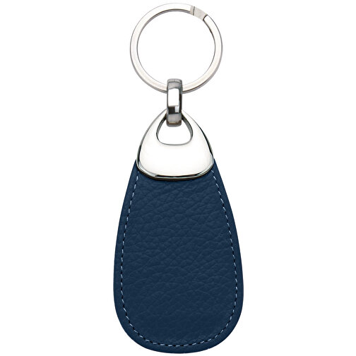 Schlüsselanhänger , marineblau, Donato Rindleder, 8,50cm x 4,50cm (Länge x Breite), Bild 1