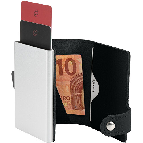 C-Secure RFID Börse , schwarz, Donato Rindleder, 10,00cm x 6,50cm (Länge x Breite), Bild 1