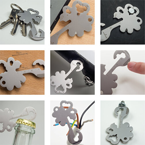 Set de cadeaux / articles cadeaux : ROMINOX® Key Tool Lucky Charm (19 functions) emballage à motif, Image 4