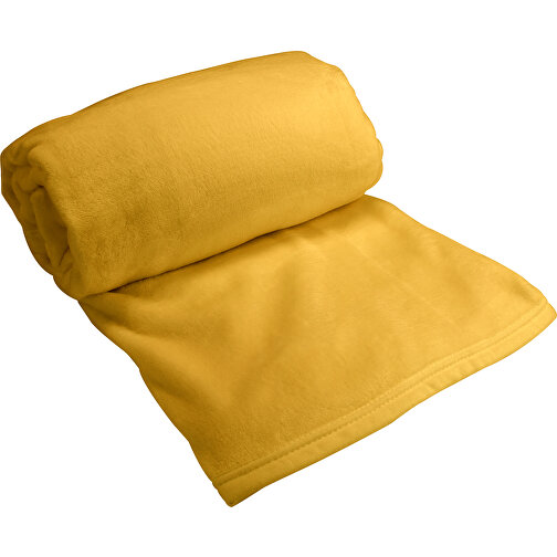 Manta super esponjosa amarillo - 150 x 200 cm, 320 g/m², Imagen 2