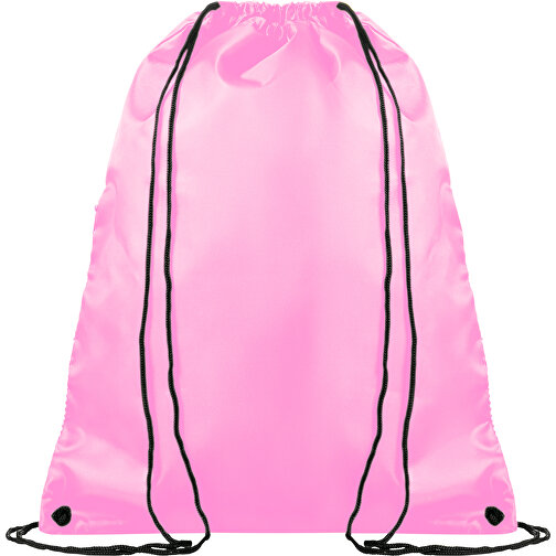 Full Color Beutel Mit Kordelzug Mit Reissverschluss , hell-pink, Polyester, 45,00cm x 35,00cm (Höhe x Breite), Bild 4