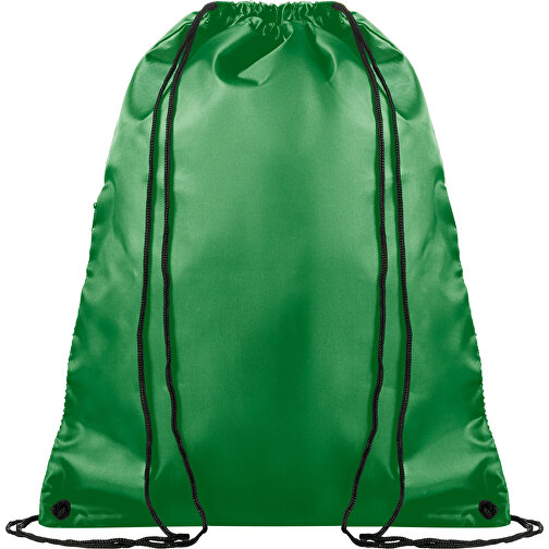 Full Color Beutel Mit Kordelzug Mit Reissverschluss , grün, Polyester, 45,00cm x 35,00cm (Höhe x Breite), Bild 4