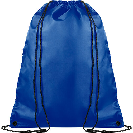 Full Color Beutel Mit Kordelzug Mit Reißverschluss , blau, Polyester, 45,00cm x 35,00cm (Höhe x Breite), Bild 4