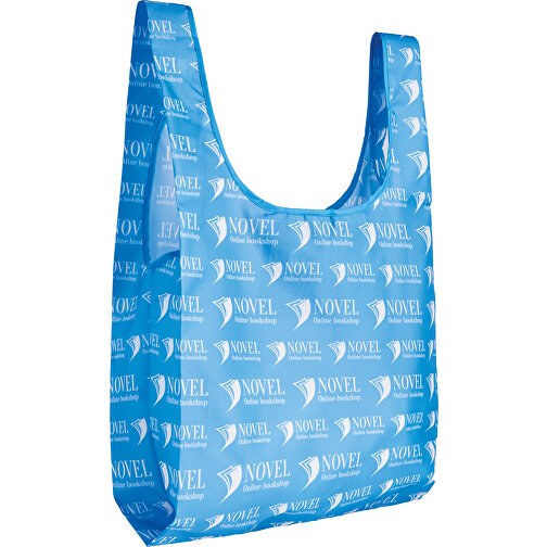 Full Color Faltbare Einkaufstasche Mit Innenfach , dunkelrot, Polyester, 63,00cm x 41,00cm (Höhe x Breite), Bild 2