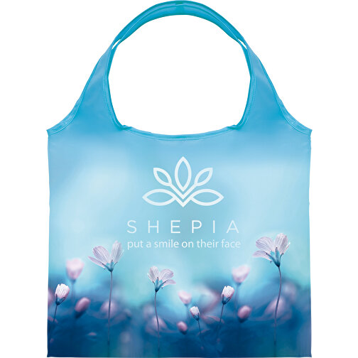 Full Color Faltbare Einkaufstasche Mit Innenfach , tannengrün, Polyester, 56,00cm x 41,00cm (Höhe x Breite), Bild 3